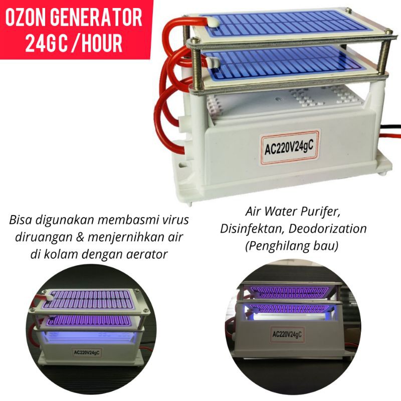 Jual Ozonizer Ozon Generator Diy Ceramic Plate Portable Air Purifier