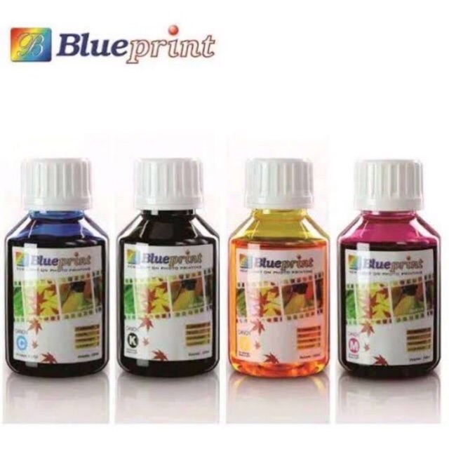 Jual [PROMO] Tinta Blueprint Original 100 ML Black and Color Untuk