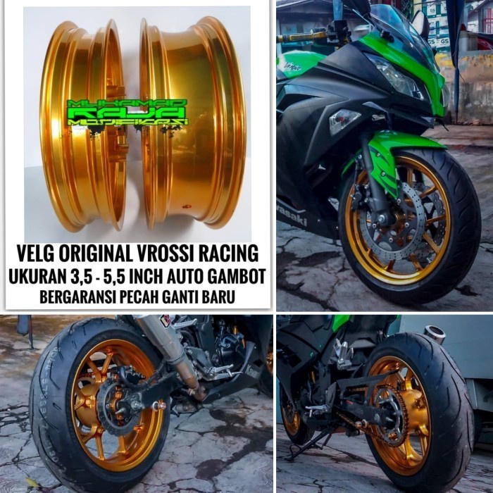 Jual Velg Lebar Vrossi Ninja Fi Z Karbu New Ninja Delkevic