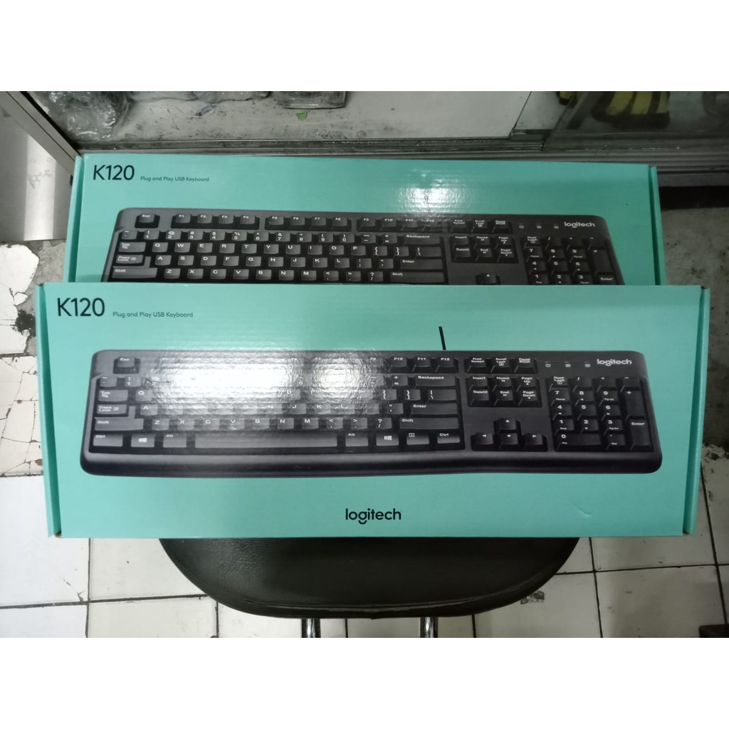 Jual keyboard logitech k120 shopee indonesia