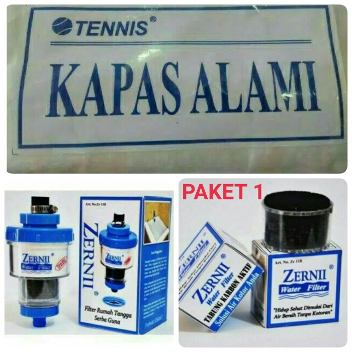 Jual Air Keran Filter Paket Filter Zernii Karbon Aktif Zernii Dan Kapas Filter Keran Air