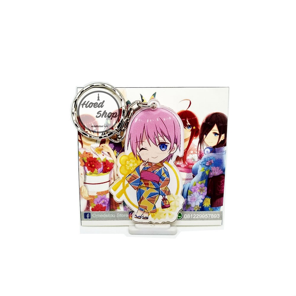 Jual Gantungan Kunci Anime Gotoubun no Hanayome Ichika Nakano Yukata