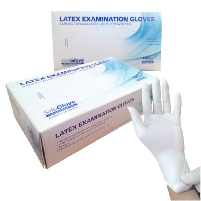 Jual SAFE GLOVE LATEX POWDER DAN POWDER FREE HANDSCOON Shopee Indonesia