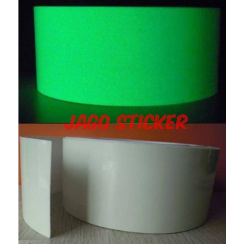 Jual Sticker Glow in the dark / Stiker Fosfor unik 5cm x 100cm /rol ...
