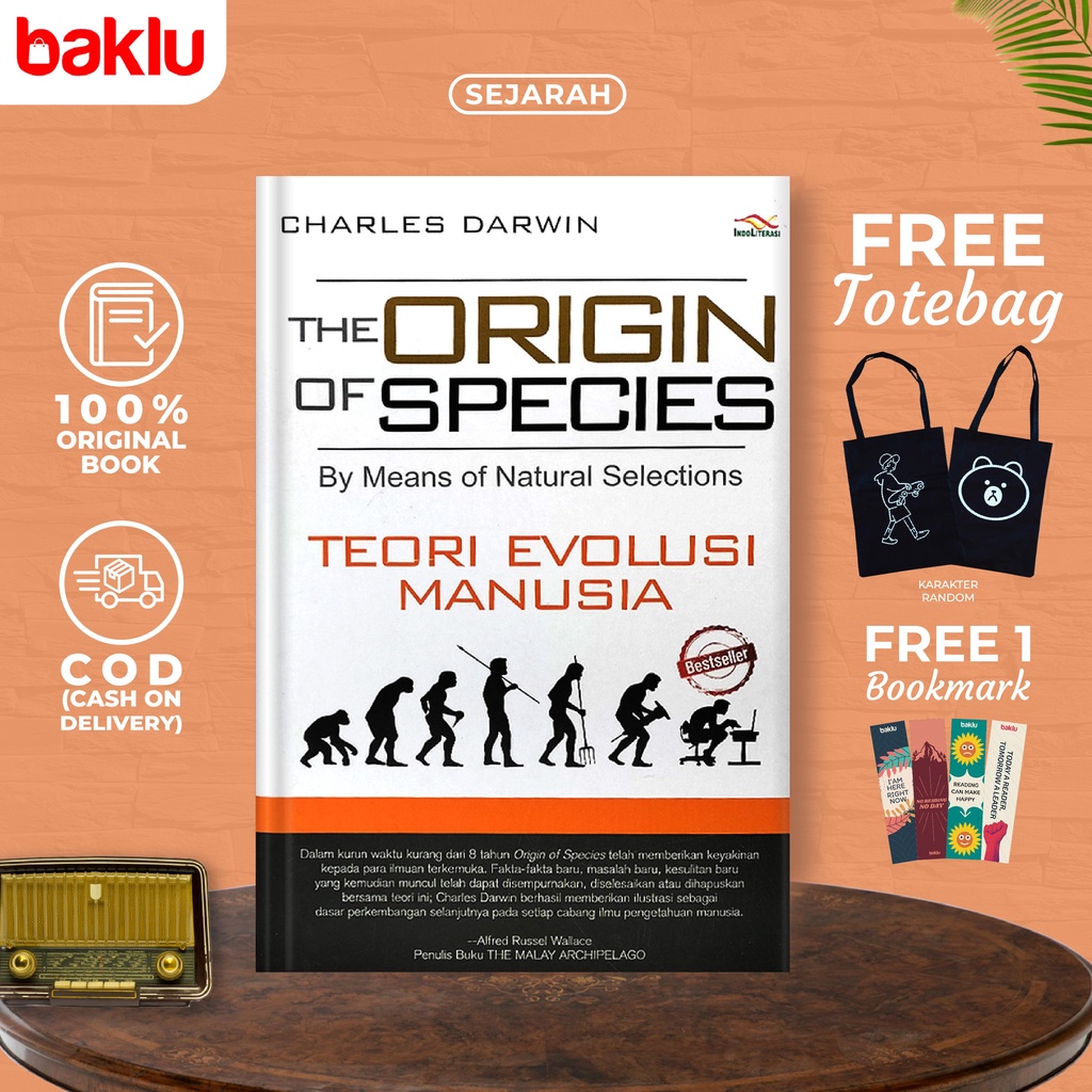 Jual Buku Teori Evolusi Manusia / The Origin Of Species - Indoliterasi ...