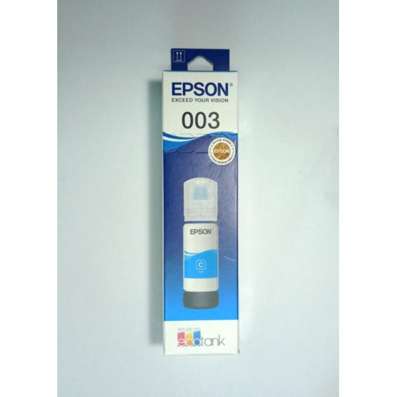 Jual Tinta Epson T003 Cyan T 003 003C Original Cartridge Ori Resmi Asli ...