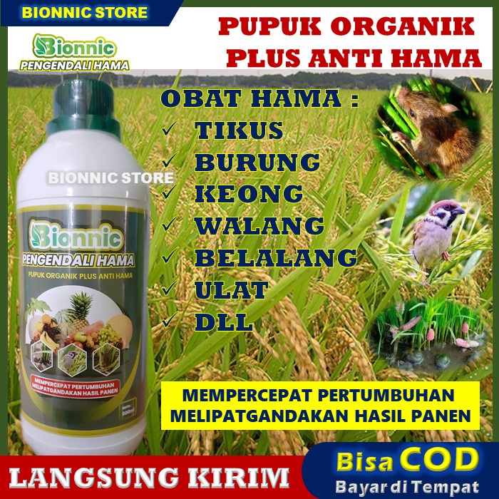 Jual Bionnic Ml Obat Semprot Pembasmi Hama Tikus Sawah Dan Hama Tanaman Lainnya Racun