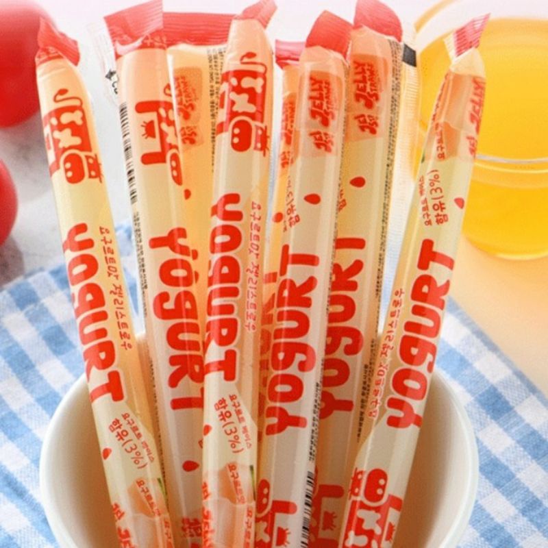 Jual Yogurt Jelly Straws Jeli Rasa Yogurt 193gram / Yogurt Korea Asli