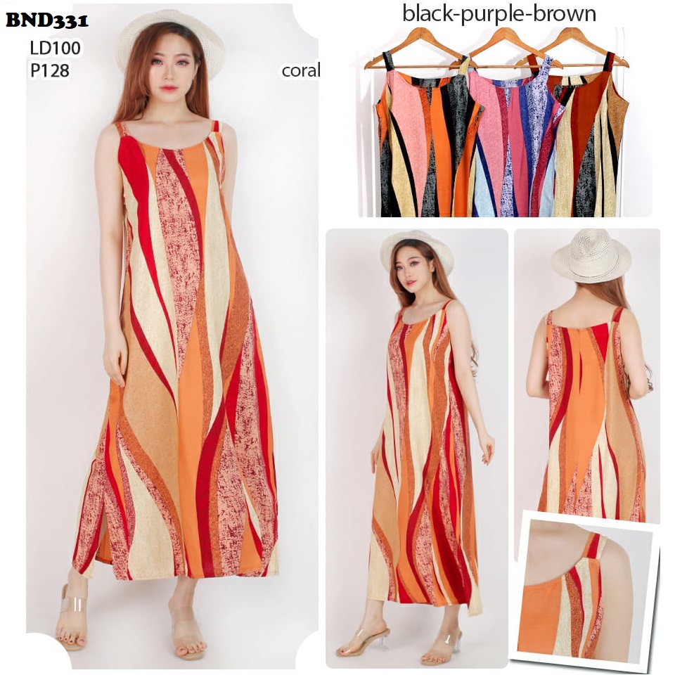 Dress Tanpa Lengan Sloane Navy Online