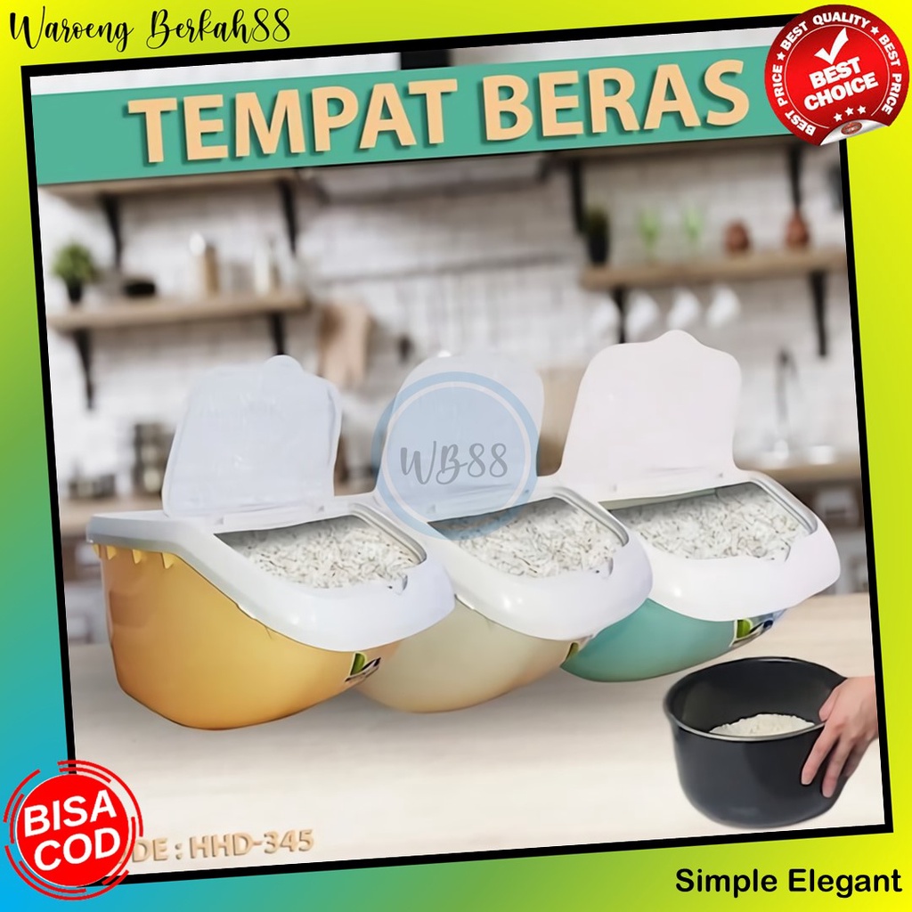 Jual Tempat Beras Rice Box Kontainer Mini Multifungsi | Shopee Indonesia
