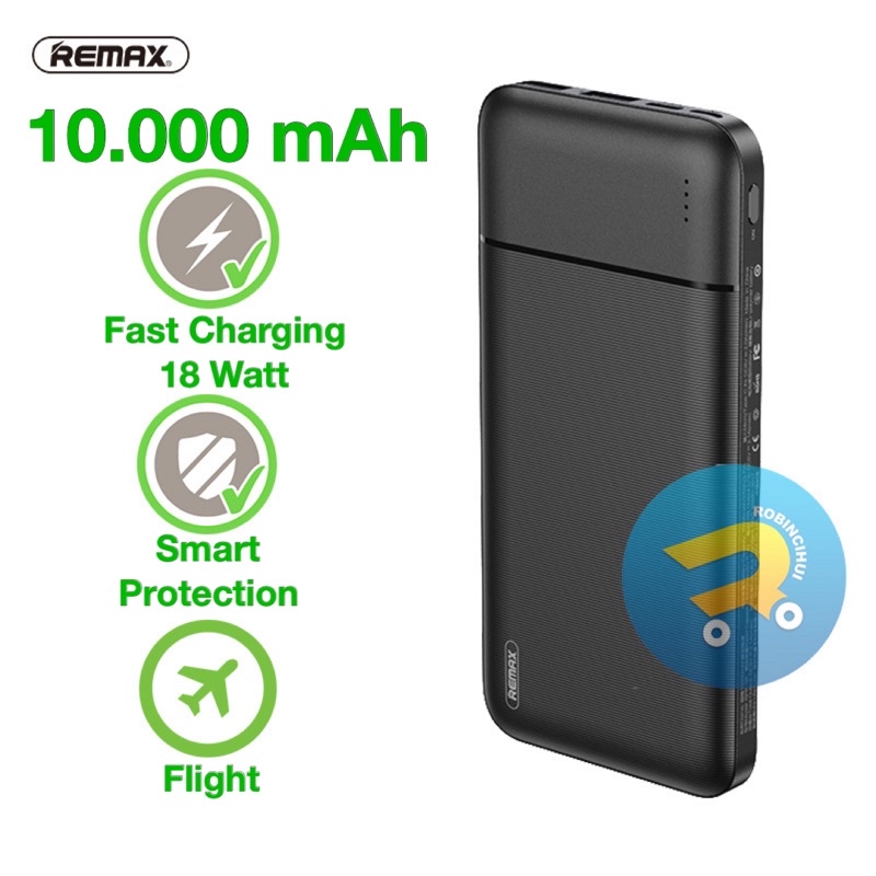 Jual Powerbank Remax 10.000mAh Dual input Type C & Micro Dual Output ...