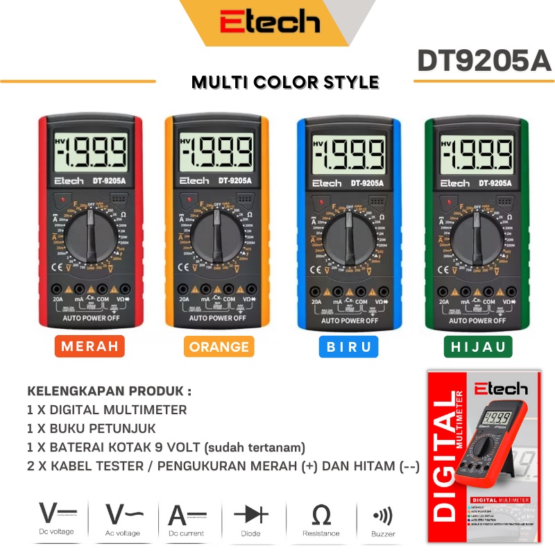 Jual New Multimeter Multitester Avometer Digital Analog Terbaru Bukan ...
