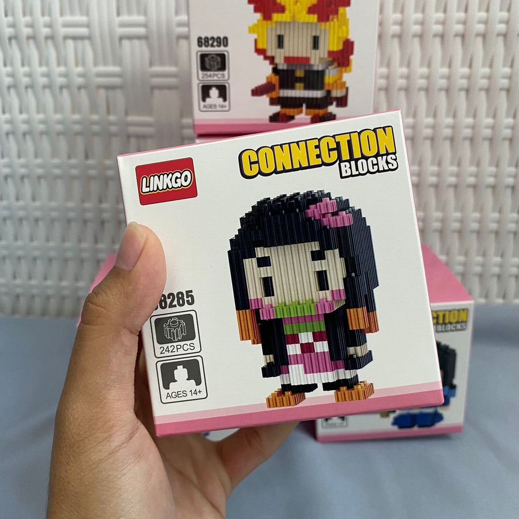 Jual LINKGO CONNECTION BLOCKS DEMON SLAYER KIMETSU NO YAIBA WIBU GAME ...