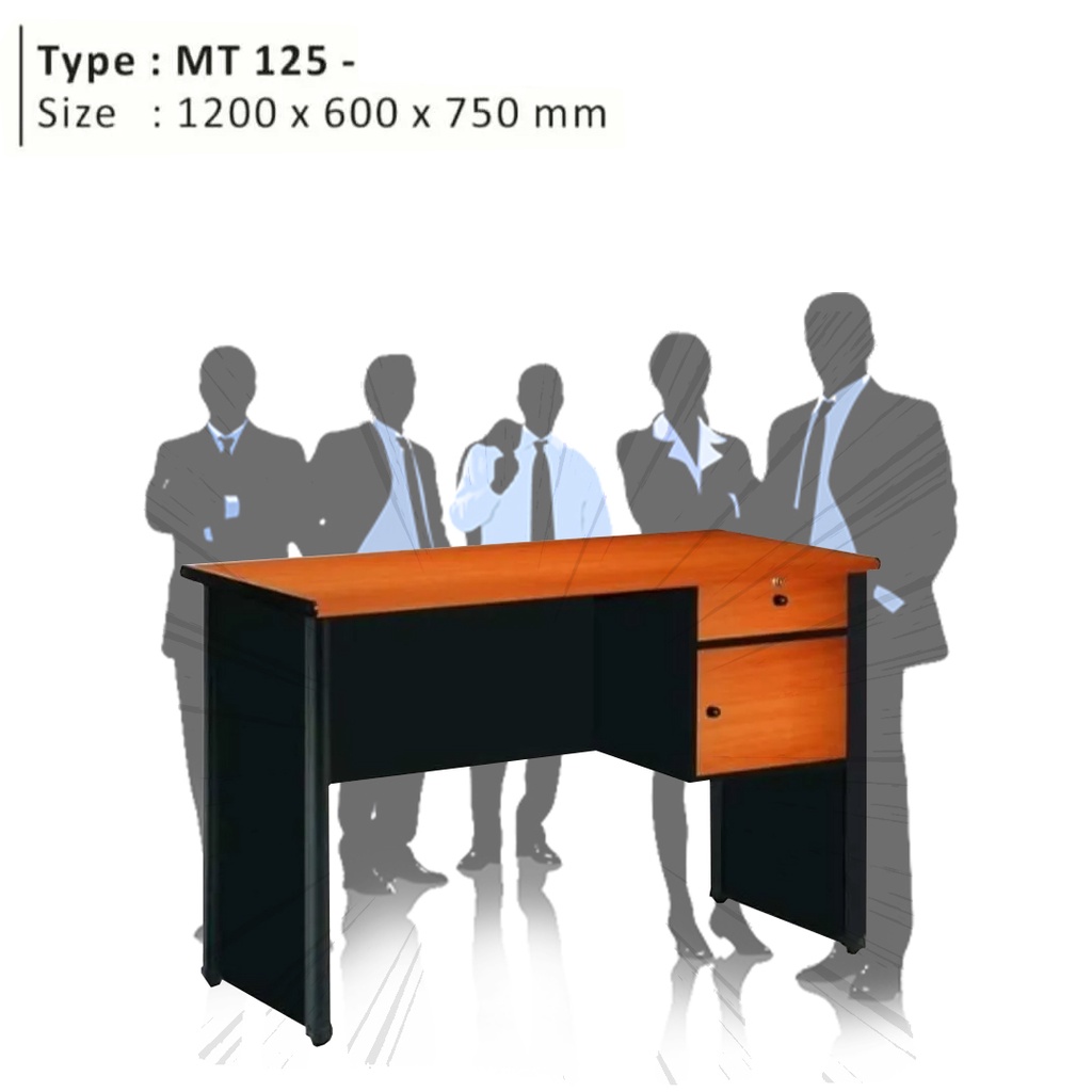 Jual Meja 1/2 Biro Meja Belajar Meja Kerja Meja kantor Murah MT 125