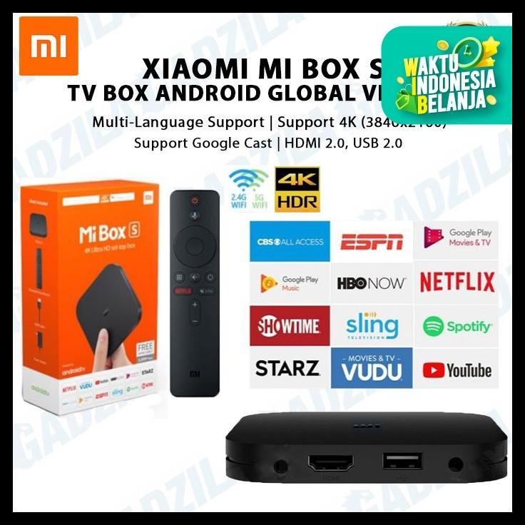 Jual Xiaomi Mi Box S / Mibox 4 International Version Mdz-22-Ab Android ...