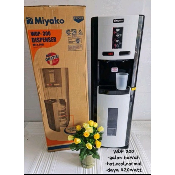 Jual Miyako Dispenser Galon Bawah Wdp 300 Shopee Indonesia 9455
