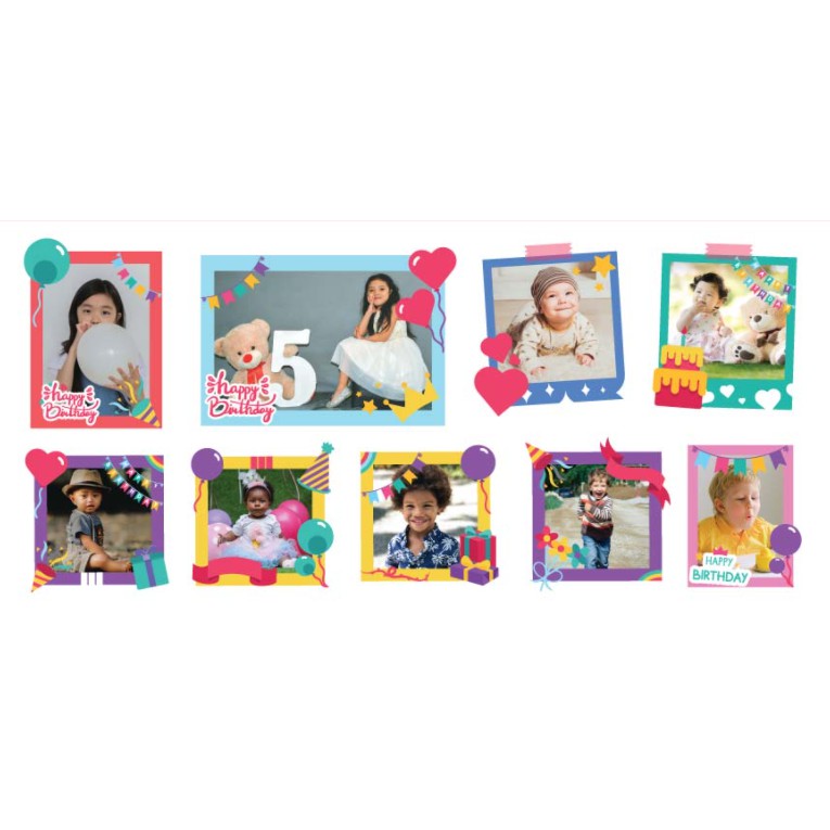 Jual Desain Frame atau Bingkai Ulang Tahun | Shopee Indonesia