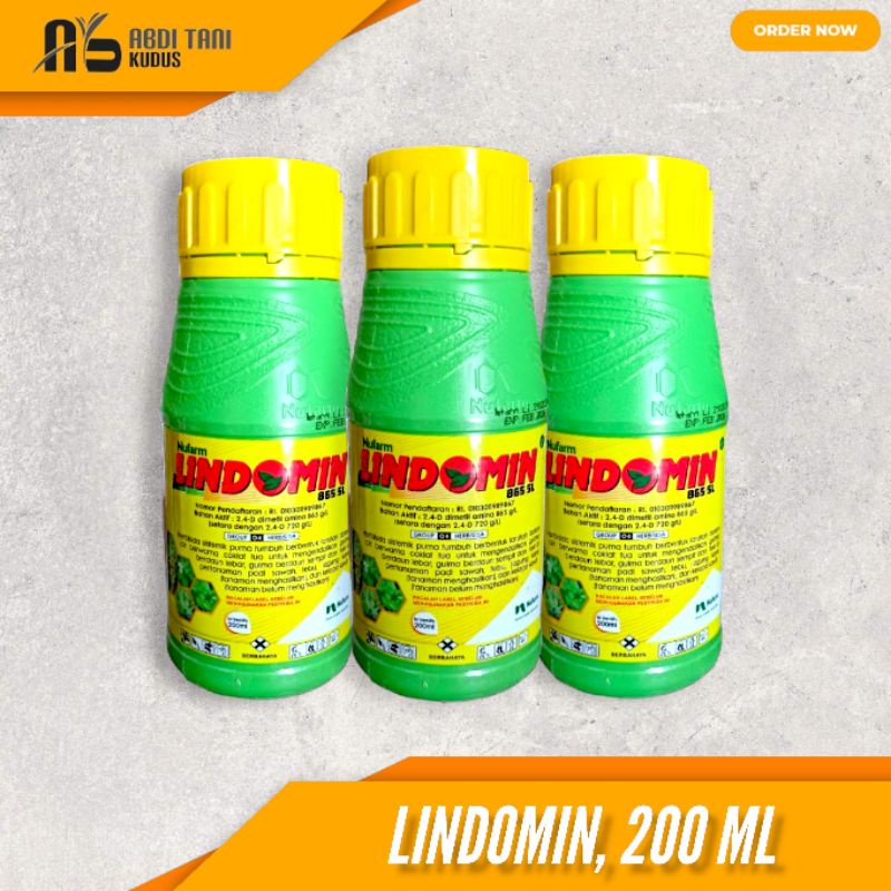 Jual HERBISIDA LINDOMIN 865 SL 200 ML PENGENDALI GULMA BERDAUN LEBAR ...