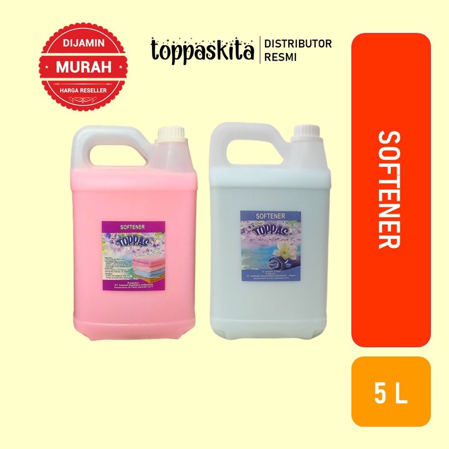 Jual Toppas Softener / Pelembut Pewangi Pakaian 5 liter (blue/pink
