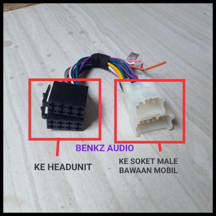 Jual Soket Kabel Headunit Skeleton Skt Pnp Di Toyota Dan Daihatsu