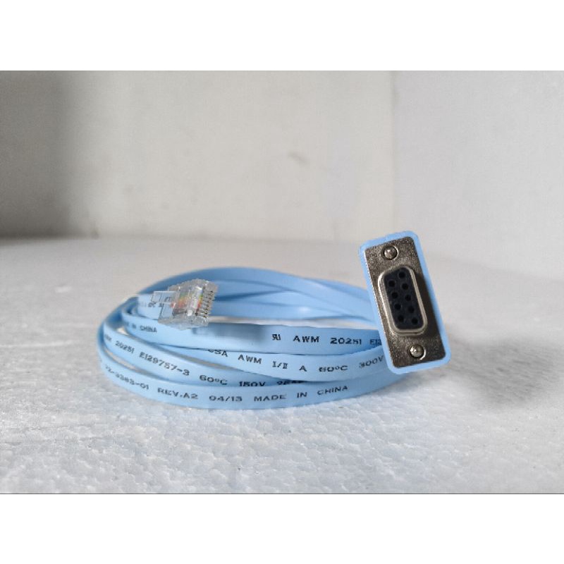 Jual KABEL LAN TO SERIAL DB9 FEMALE Cisco console konektor RJ 46 RS232 ...