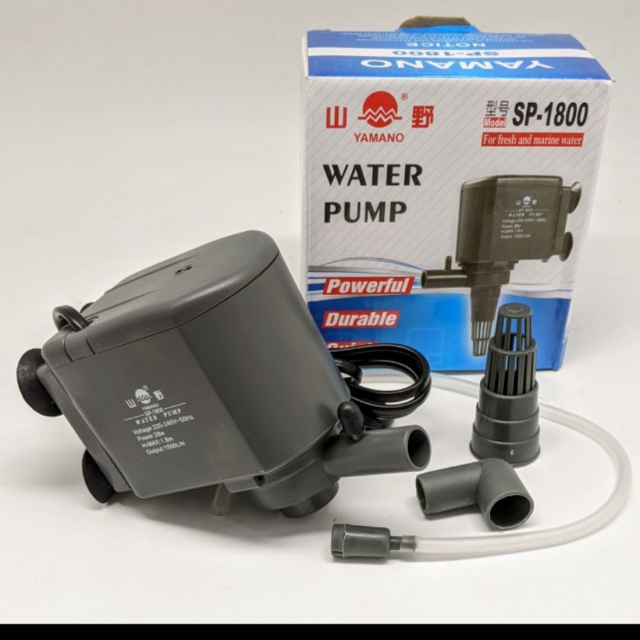 Jual Pompa Air Celup Power Head Water Pump Yamano SP 1800 SP1800 28W Hidroponik Aquarium