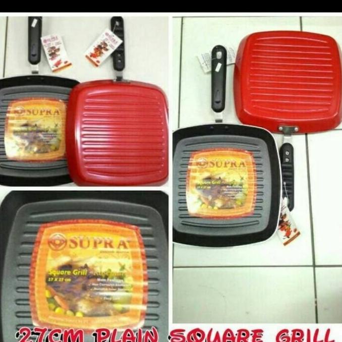 Jual Panggangan Kotak Barbeque Square Grill Pan Supra Cm Teplon Tebal Fdf Shopee