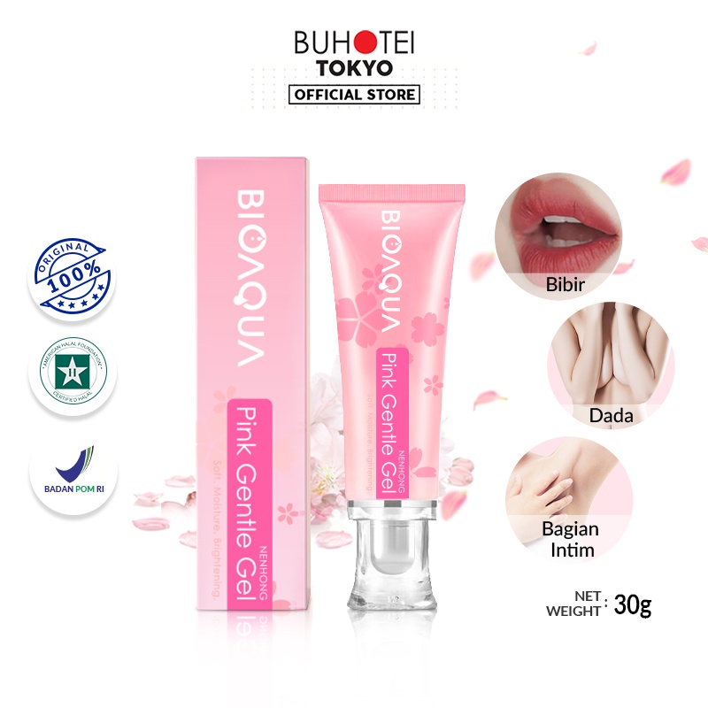 Jual BUHOTEI BIOAQUA Warm Gentle Pink Nenhong Cream Lip Serum Bibir Lip