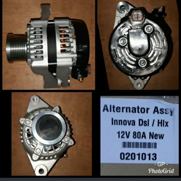 Jual alternator innova diesel hilux diesel 27060-0L022 12V 80A ...
