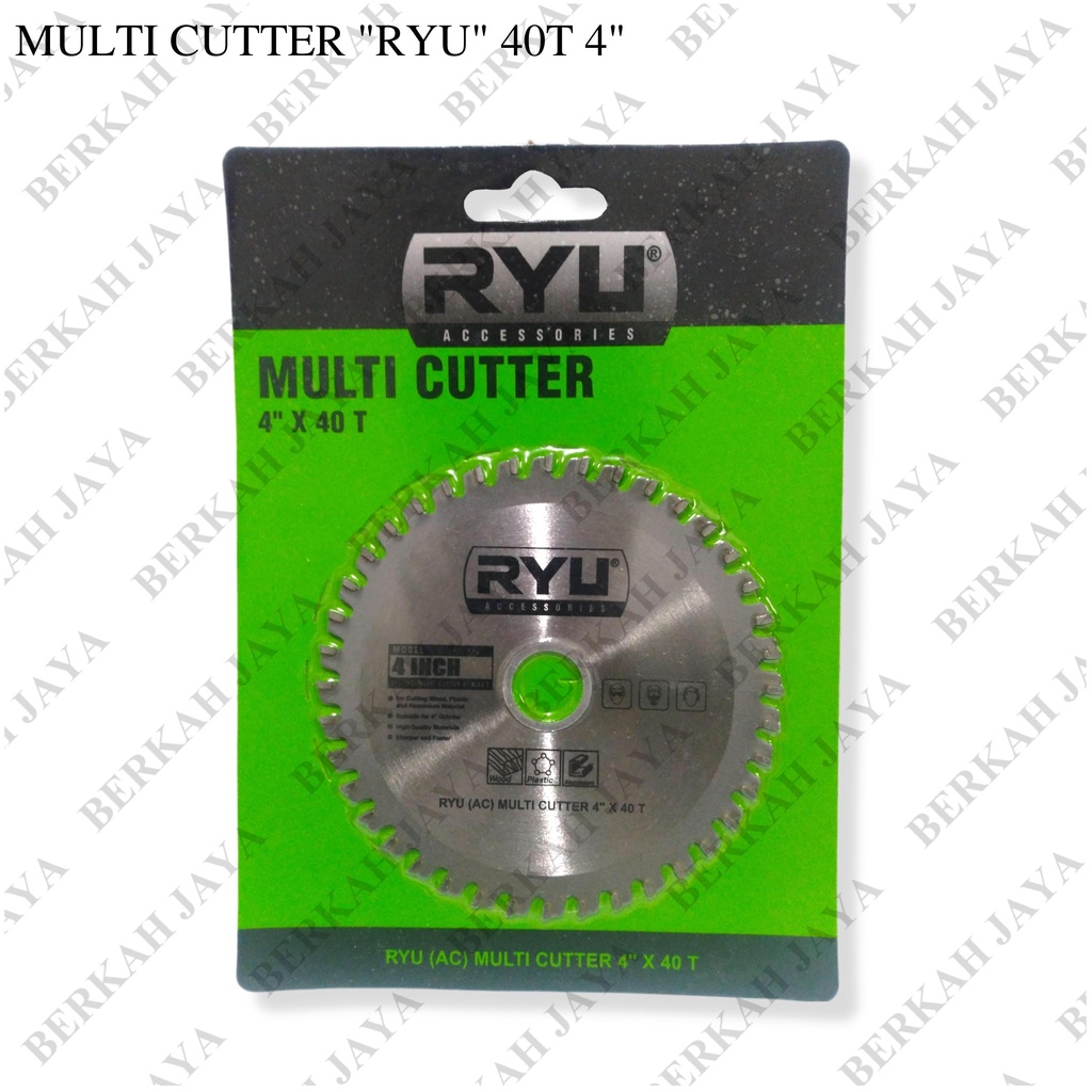 Jual Mata Pisau / Gergaji Multi Cutter RYU 4 inch x 40T Wood Circuler ...