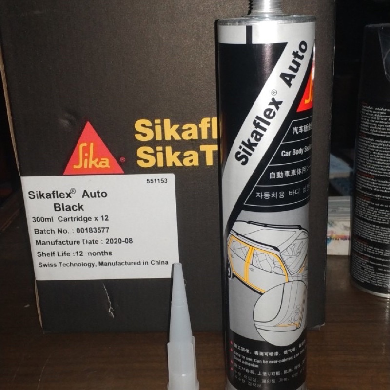 Jual Sikaflex Auto Sika Auto Black Sealant 300ml Shopee Indonesia