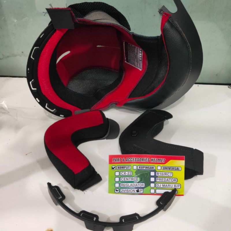 Jual Busa Helm Kyt Vision Fullset Kancing Plastik Shopee Indonesia