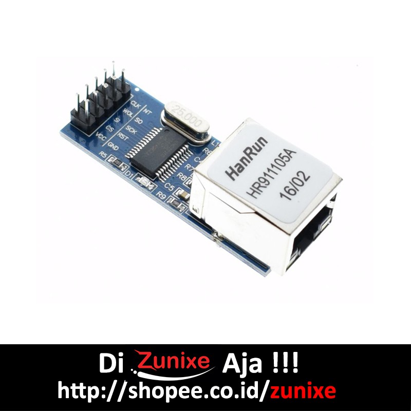 Jual ENC28J60 SPI INTERFACE NETWORK ETHERNET MODULE | Shopee Indonesia