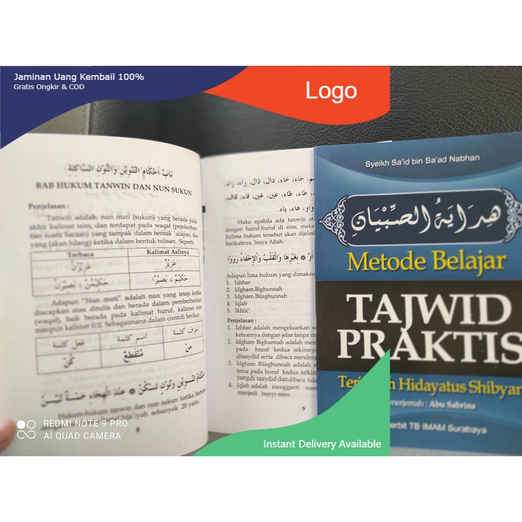 Jual Terjemah Hidayatus Shibyan Kitab Belajar Tajwid Praktis Termurah ...