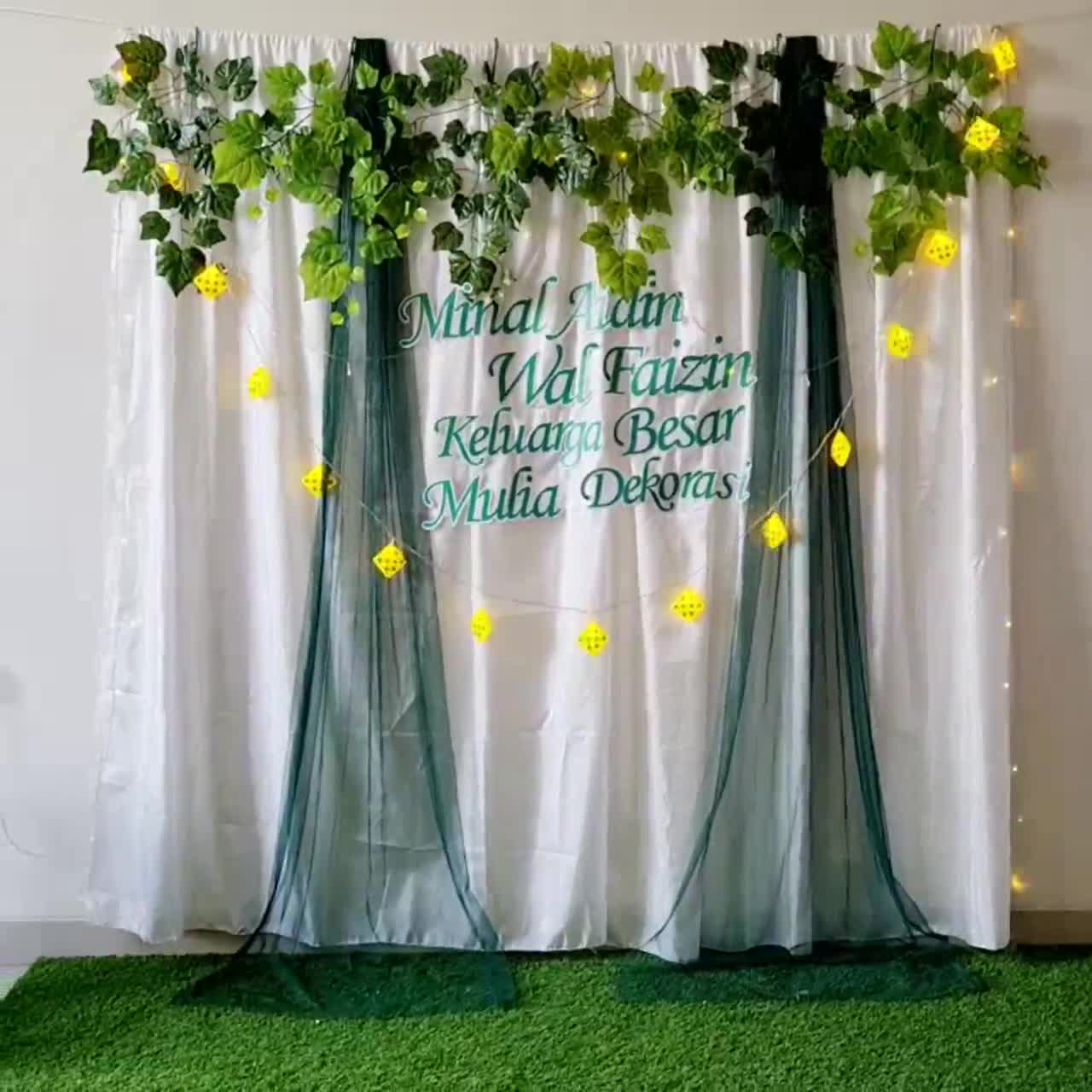 Jual Dekorasi Backdrop Lebaran Ramadhan Marhaban Paket Lengkap Hari ...