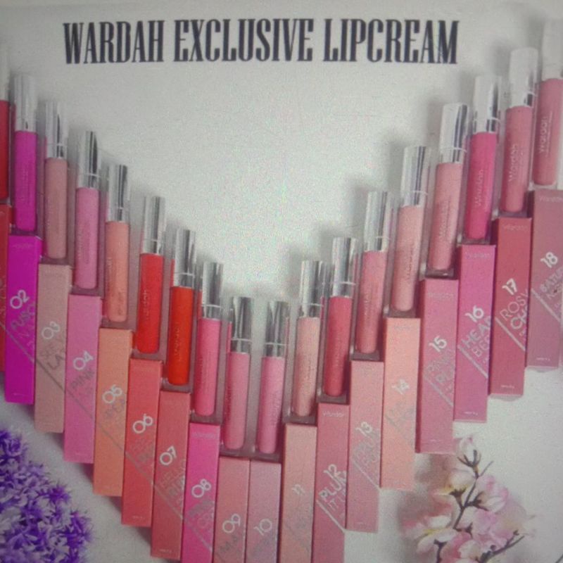 Jual WARDAH LIPCREAM ORIGINAL | Shopee Indonesia