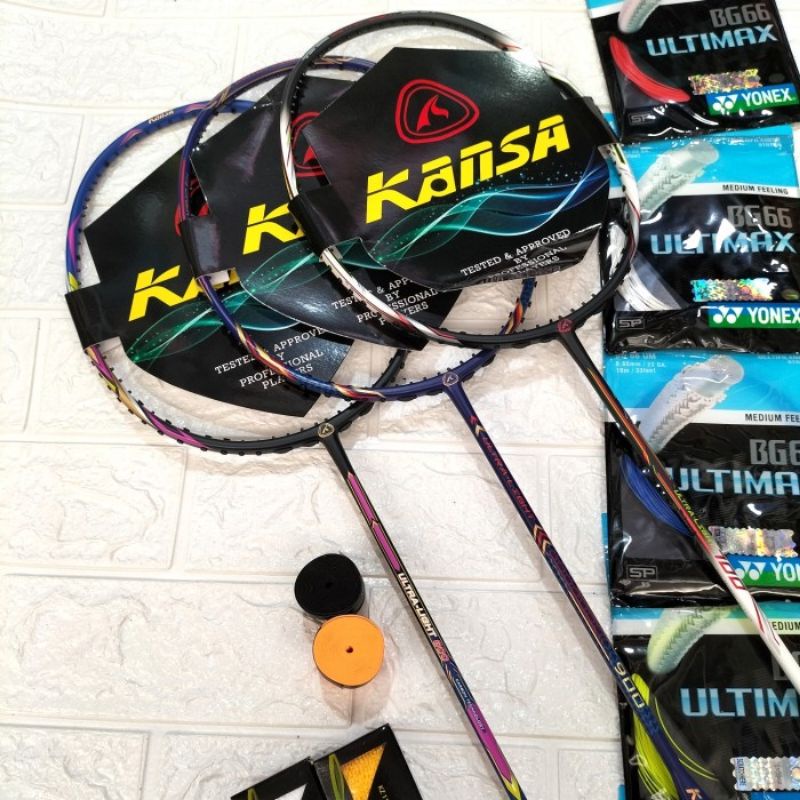 Jual RAKET ORIGINAL KANSA ULTRA LIGHT 700 800 900 FULL BODY CARBON ...