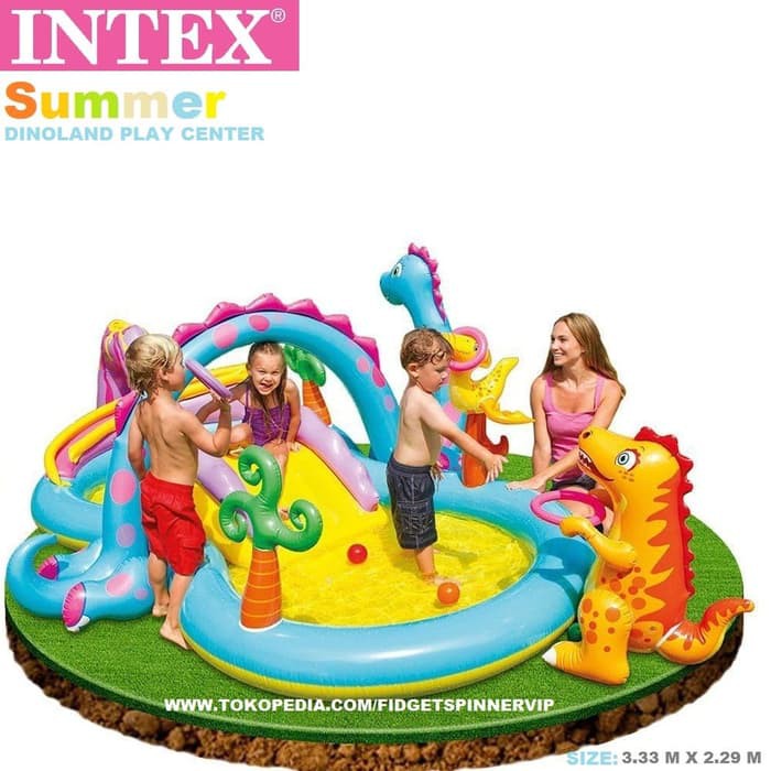 Jual Kolam Renang Anak Dinosaurus Intex 57135 Dinoland Play Center ...