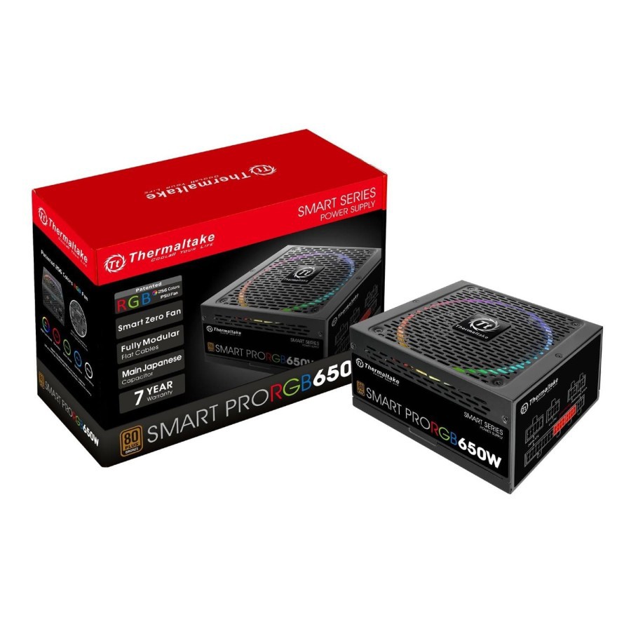 Jual POWER SUPPLY THERMALTAKE SMARTPRO 650W | Shopee Indonesia