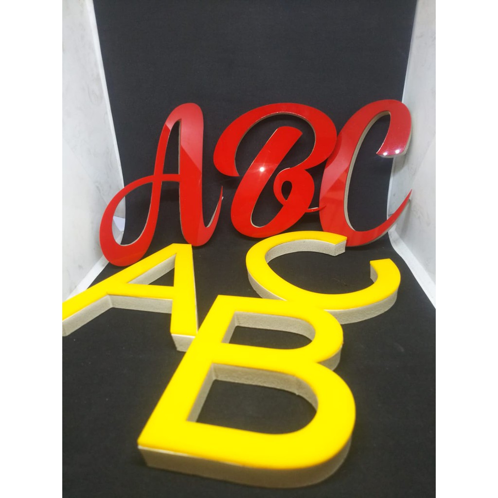 Jual LETTER ACRYLIC/HURUF TIMBUL AKRILIK | Shopee Indonesia