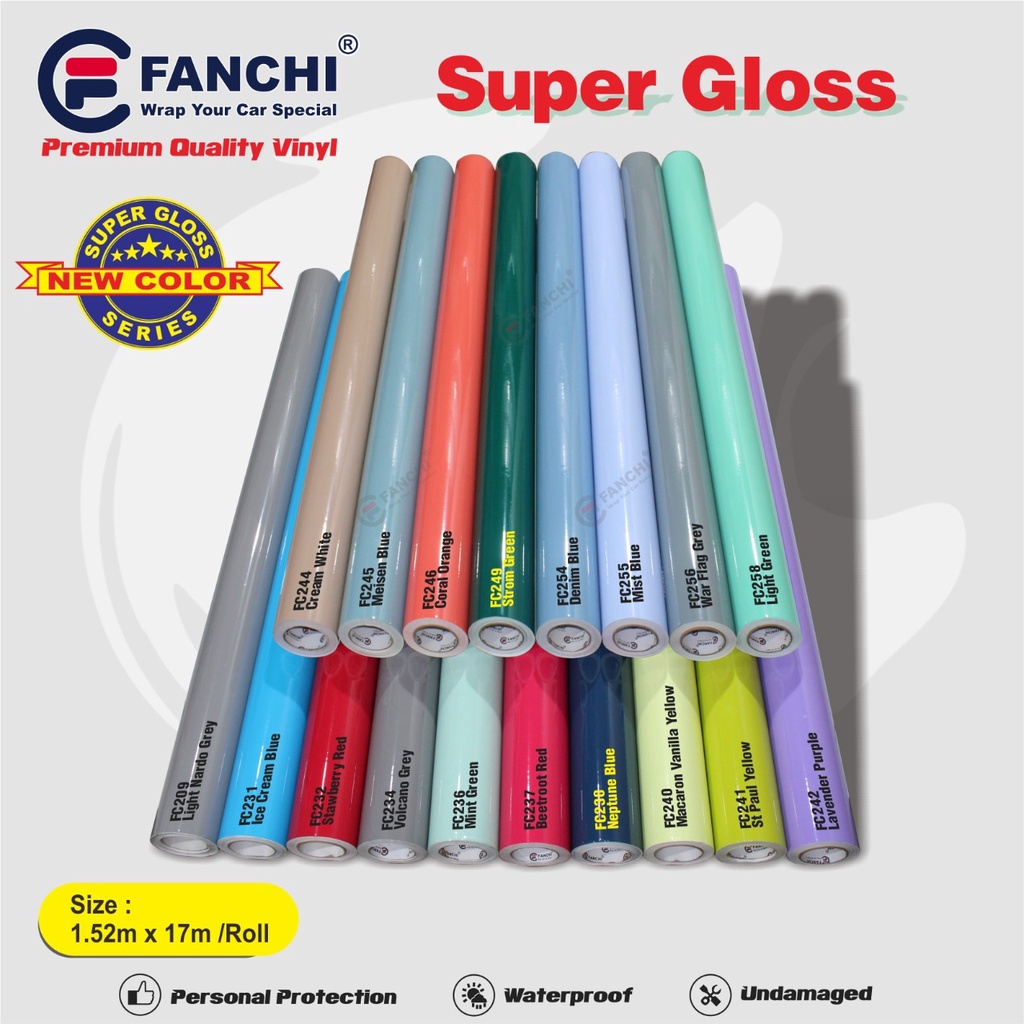 Jual Sticker Premium Super Glossy II (mtr) | Shopee Indonesia