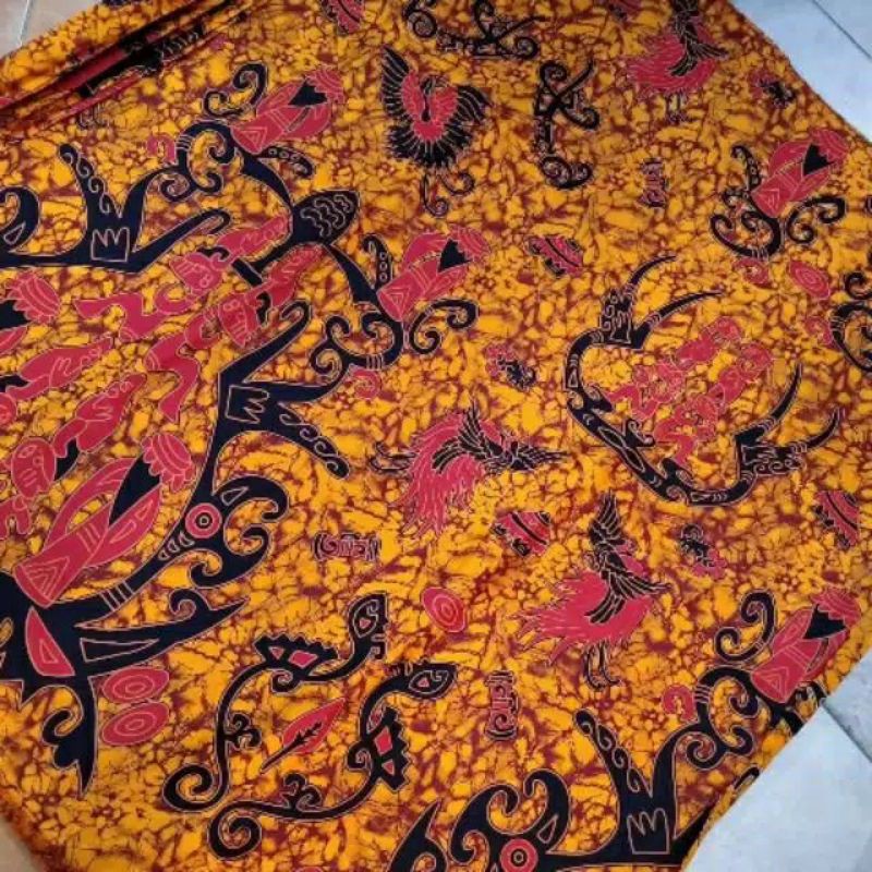 Jual Kain Batik Laweyan Solo motif Papua Kuning ( Primissima ) | Shopee ...