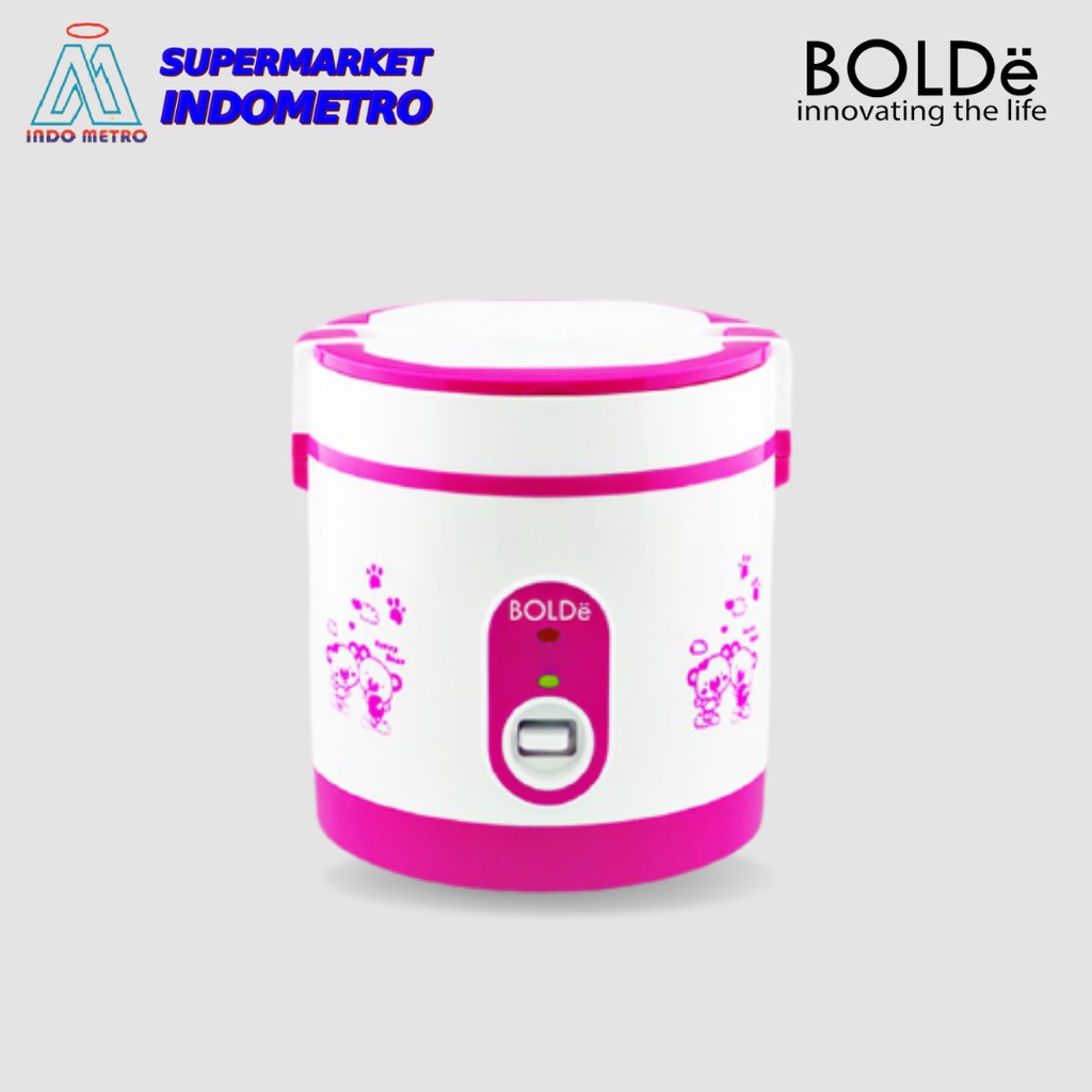 Jual Bolde Super Cook Titanium Eco 0,6 L Rice Cooker - Pink | Shopee ...
