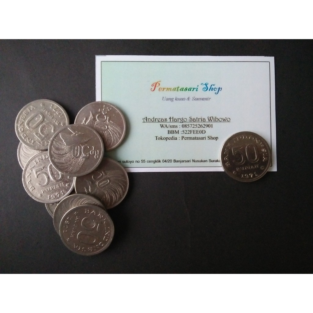 Jual Uang Kuno Lama Jadul 50 rupiah tahun 1971 | Shopee Indonesia