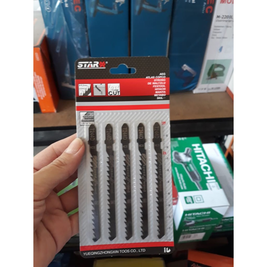 Jual BOSCH Mata Jigsaw T244D Triplek Kayu Wood Jig Saw Blade Gergaji T 244d I.274722979 - View #13