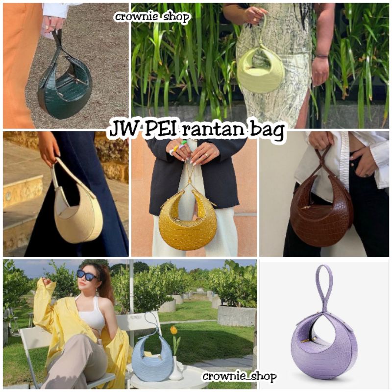 JW PEI + Rantan Bag – Yellow Croc