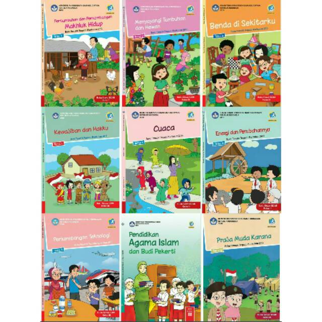 Jual PAKET BUKU SISWA TEMATIK KELAS 3 SD TEMA 1 2 3 4 5 6 7 8 PAI ...