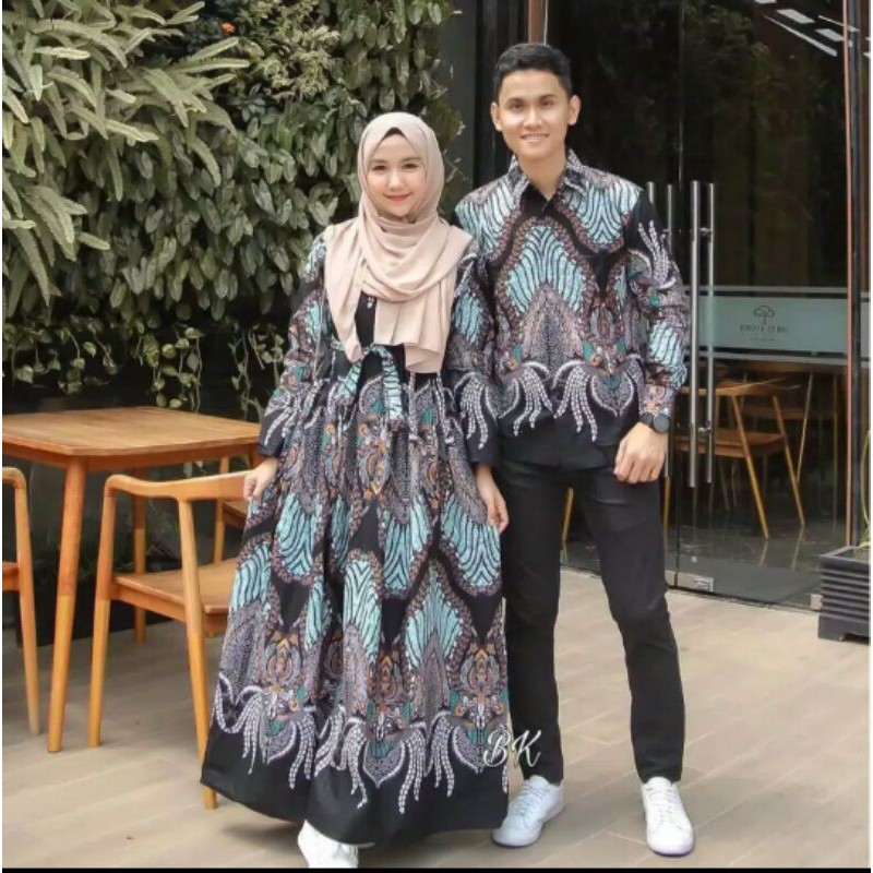 Jual Couple Maura Sania Ruffle Batik Couple Ori Ndoro Jowi Garansi Shopee Shopee Indonesia 9984