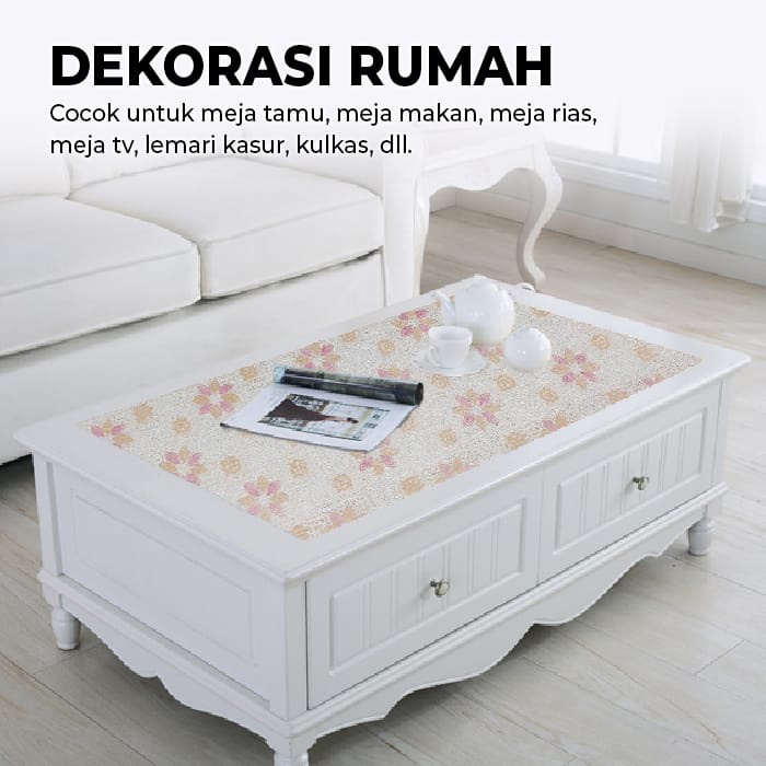 Jual NEW!! Taplak Meja Tamu Cantik Gulung / Taplak Meja Roll-an ...