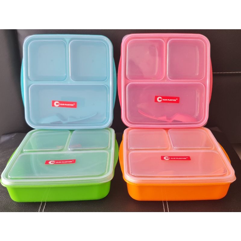 Jual lunch box nara/lunch box clio/lunch box sekat/tepak makan anak